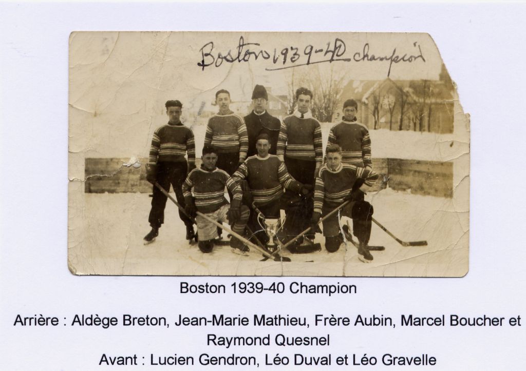 Champion à Boston - 1939-1940