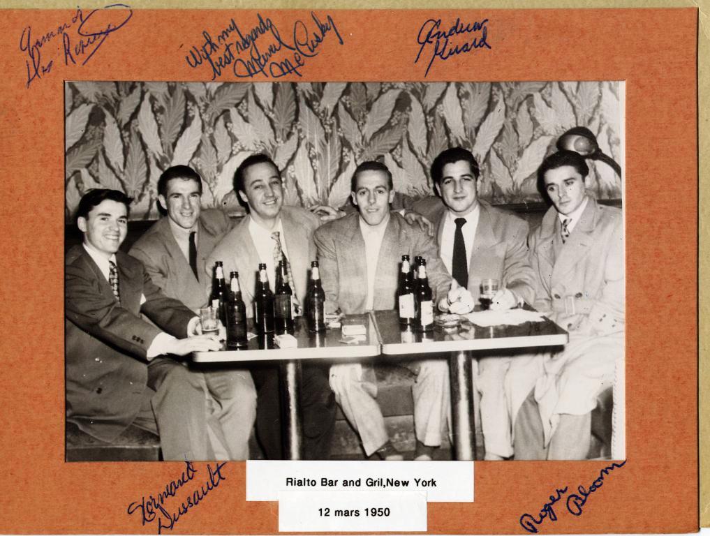 Bar Rialto - le 12 mars 1950