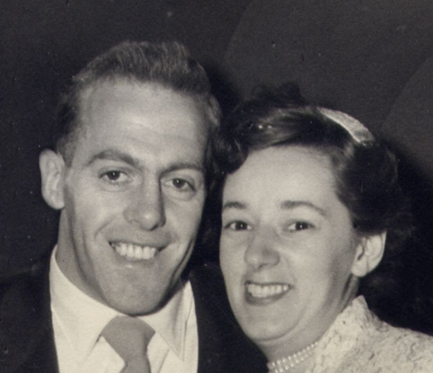 Léo et Yolande - juin 1950